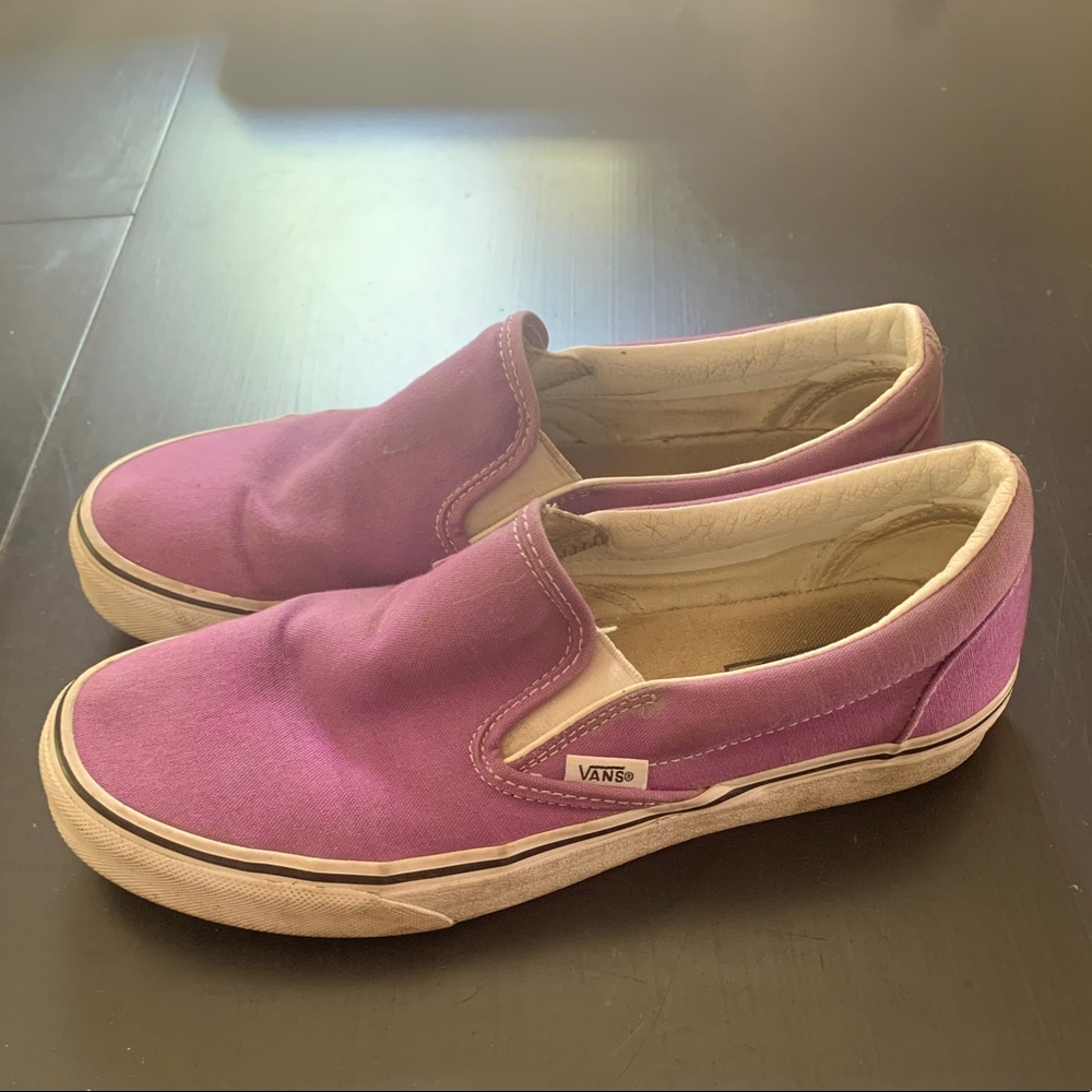 Vans Purple Slide Ons
